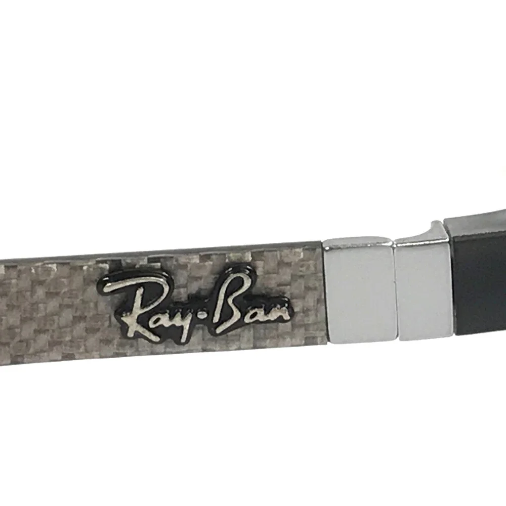 Ray-Ban Eyeglasses Frames RB8901 5244 Demi Gloss Gray Carbon Fiber 55-17-145